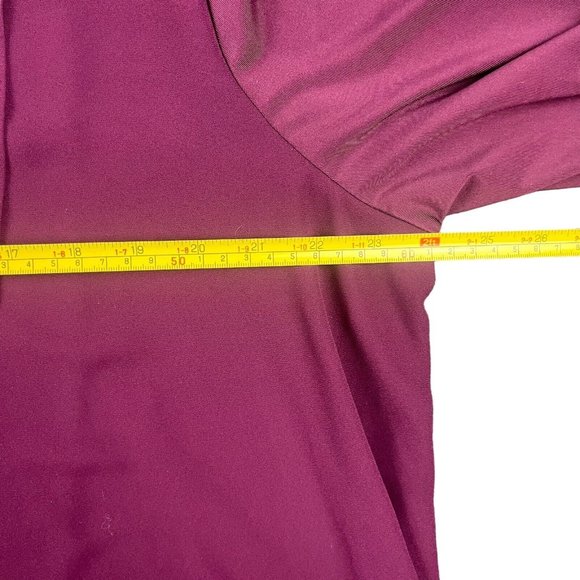 41 Hawthorn Blouse Top V-Neck 3/4 Sleeves Dark Purple Women's Size XXL 2XL - Picture 7 of 13